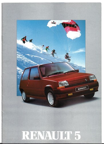 Renault 1988 1989 market - 5, uk