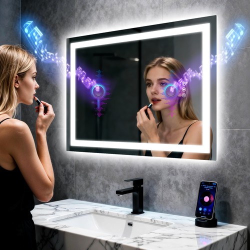 Large led bathroom mirror - large,