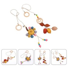 2PCS Cage Hanging Toy Funny Cat Kick Toy Lovely Catnip Interactive Hanging Toy