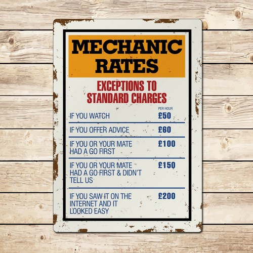 Mechanic rates funny - mechanic,