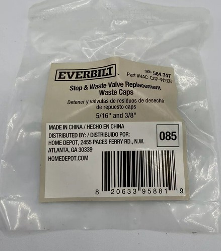 Stop waste valve replacement - &,