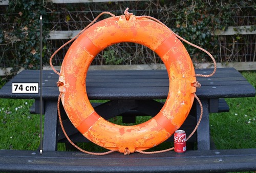 Used old life ring - old, cm