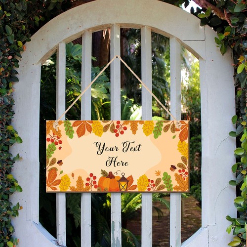 Personalised wooden hanging - personalised,