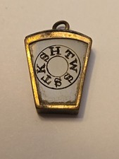 Antique Victorian  Gold Filled Masonic Temple Royal Arch Masons Pendant Fob