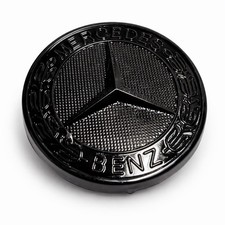 Glossy Black 57 mm Flat Hood