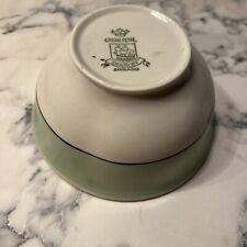 VINTAGE W.H GRINDLEY "Cream Petal" Pale Green Open Sugar Bowl 13 Cm