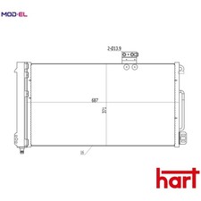 CONDENSER AIR CONDITIONING 606 117 FOR MERCEDES-BENZ M 271.944 1.8L 4cyl C-CLASS