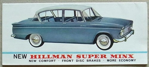Hillman super minx car - super,
