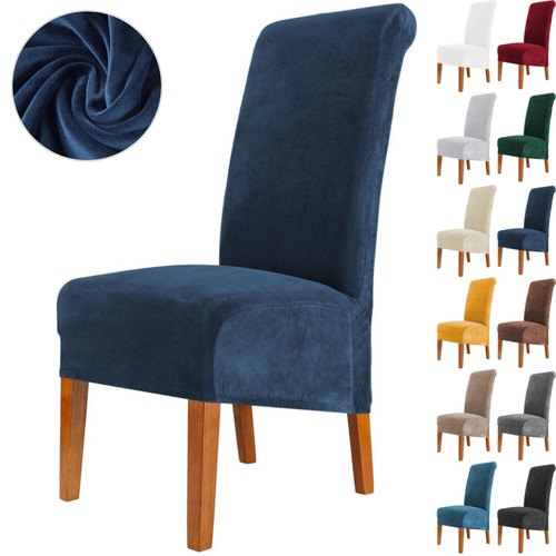 Velvet dining chair covers - velvet,