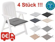 Set of 4 chair cushions, seat cushions 46x45 cm seat cushions upholstery...