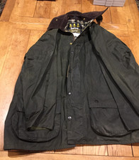 Barbour Beaufort A150 C46 117cm Classic Green Wax Jacket