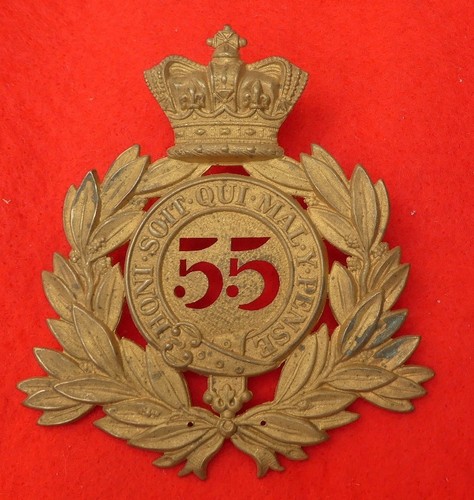 Last shako plate - to, 55th
