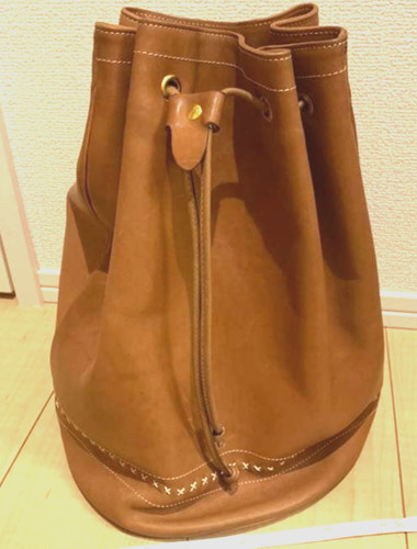 Campomaggi leather bucket - leather,