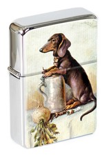 Miniature Dachshund Flip Top Lighter