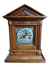 A Late 19th Century German Junghans Architectural Mantle Clock -