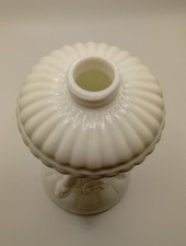 Vintage Milk Glass Oil or