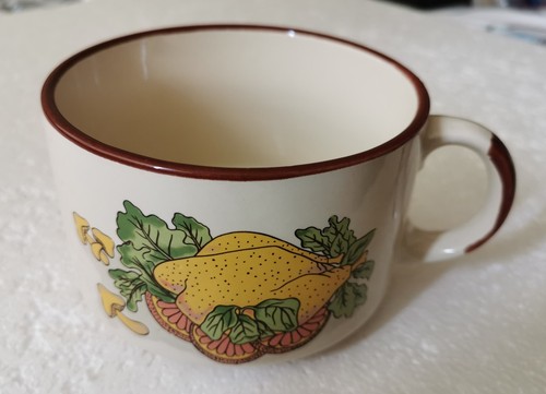 Vintage 1970s soup mug with - 1970s,