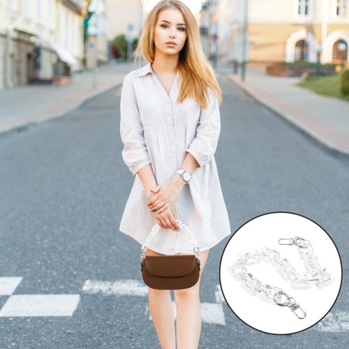 Handbag strap acrylic - strap, purse