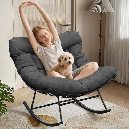 Oversized papasan rocking - papasan,