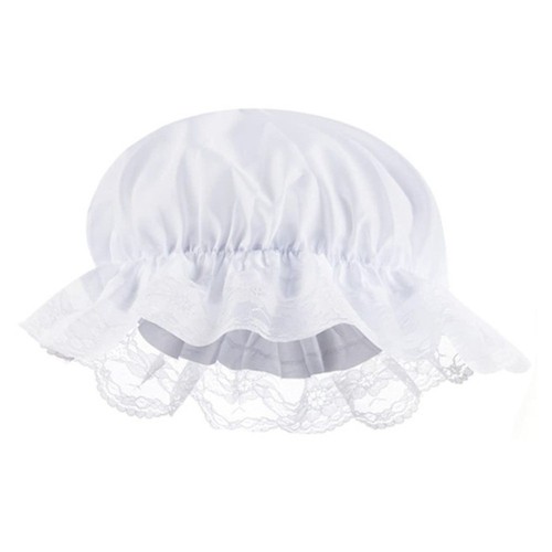 White maid apron hat - maid, cosplay