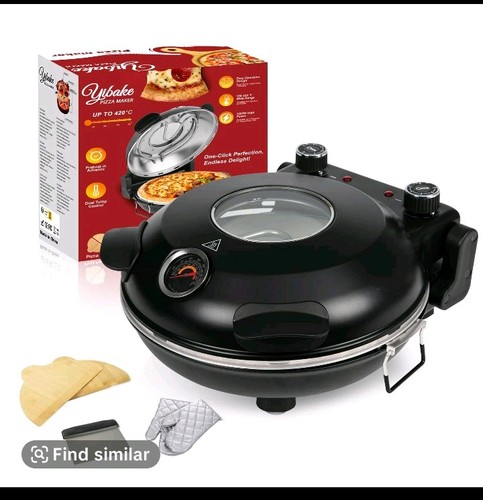 Electric pizza oven with - pizza,