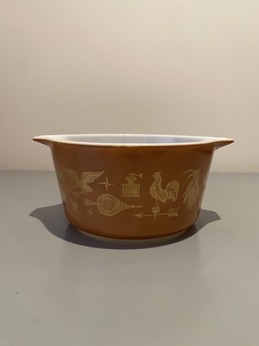 Vintage pyrex early american - pyrex,