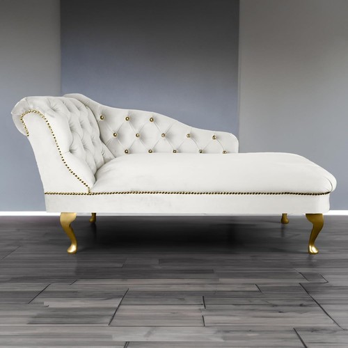 Velvet chaise lounge sofa - velvet,