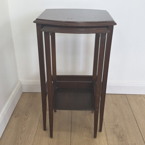 Vintage mahogany nest - nest, of