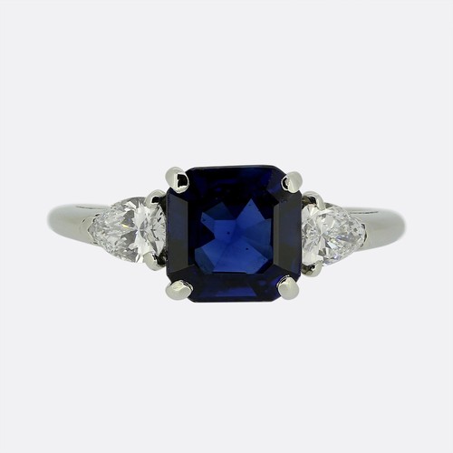 Cartier sapphire and diamond - sapphire,