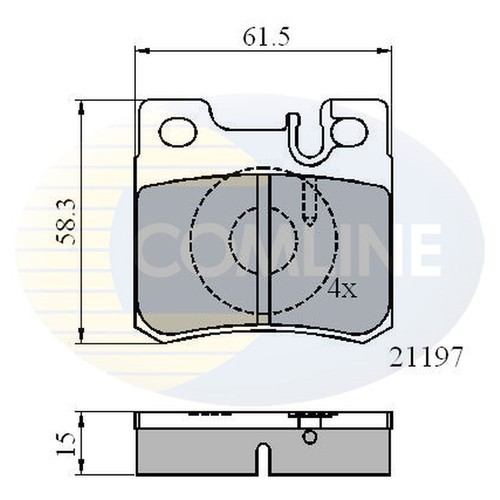 Brake pads set for - pads,