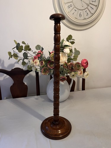 Antique wig stand hat display - wig,