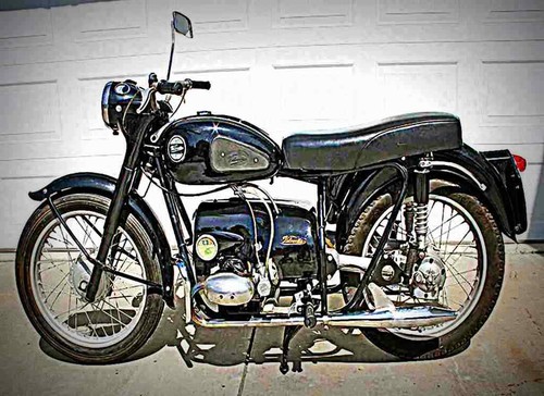 Metal sign velocette - a4,