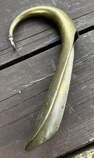 ANTIQUE /VINTAGE  BRASS CURLED