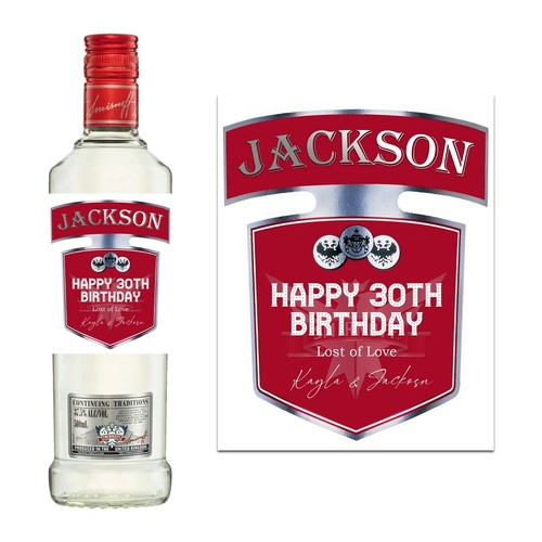 Personalised smirnoff vodka - smirnoff,