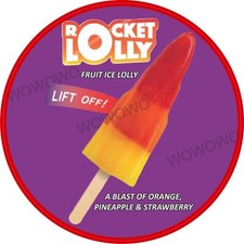 Ice cream van sticker Rocket