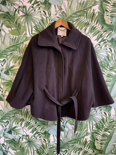Monsoon brown button jacket - button, up