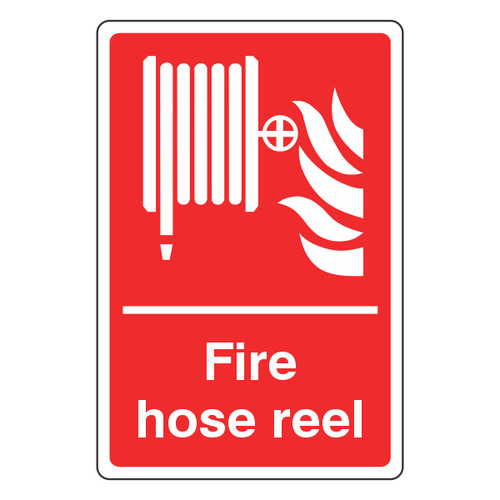 Fire hose reel sign - fire,