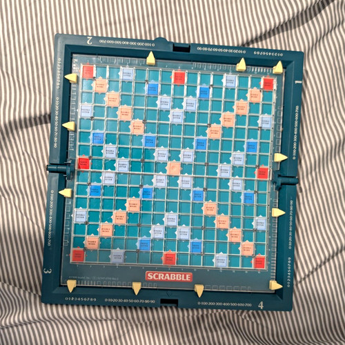 Scrabble travel board - travel, game