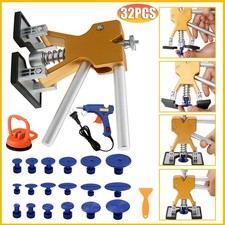 32 PCS Dent Paintless Car Puller Remov Dint Lifter Hail Damage Repair Tool Kit