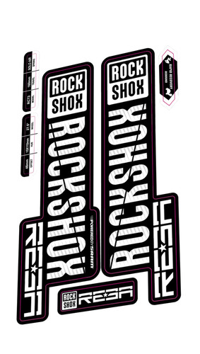 Rockshox reba fork decal - reba,