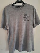 OFFICIAL WYCHWOOD BREWERY HOBGOBLIN T-SHIRT - GREY, SIZE XL - BREAST POCKET LOGO