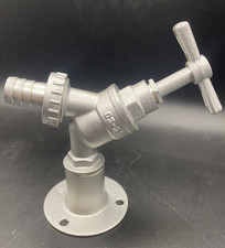 BRIGHT SILVER Garden Tap Brass