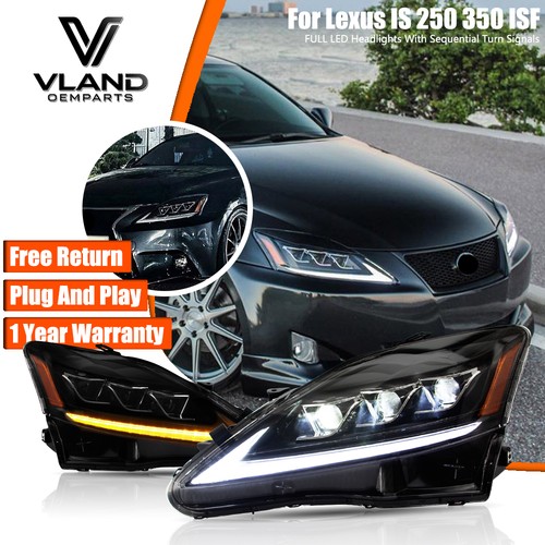 Pair vland led headlights - vland, for
