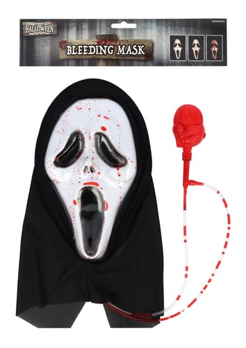 Bleeding bloody scream mask - bleeding,