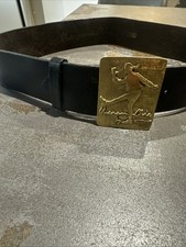 Moschino Black Vintage Belt