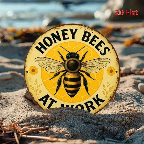 Metal honey bee - metal, garden
