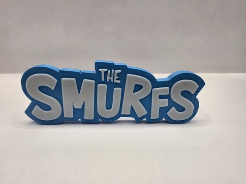 The smurfs printed logo - the,
