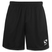 Mens Shorts Black SONDICO Football Sports Gym Running  Size S M L XL 3XL 4XL