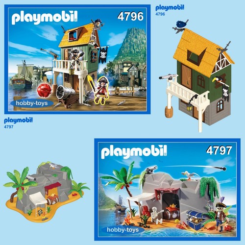 Playmobil 4796 pirate fort - playmobil,