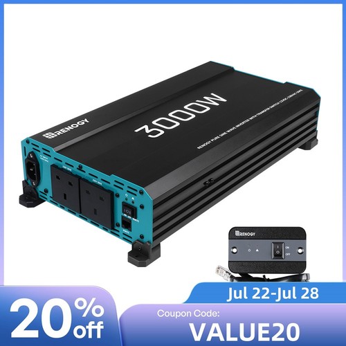 Renogy 12v 3000w pure - renogy,